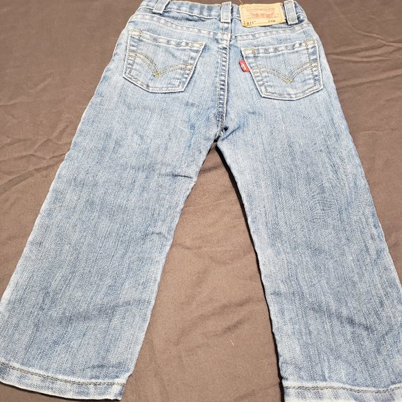 Levi's Jeans 514 Denim Slim Straight Fit Blue Jeans Tough Durable 24 Month Size - Picture 2 of 6